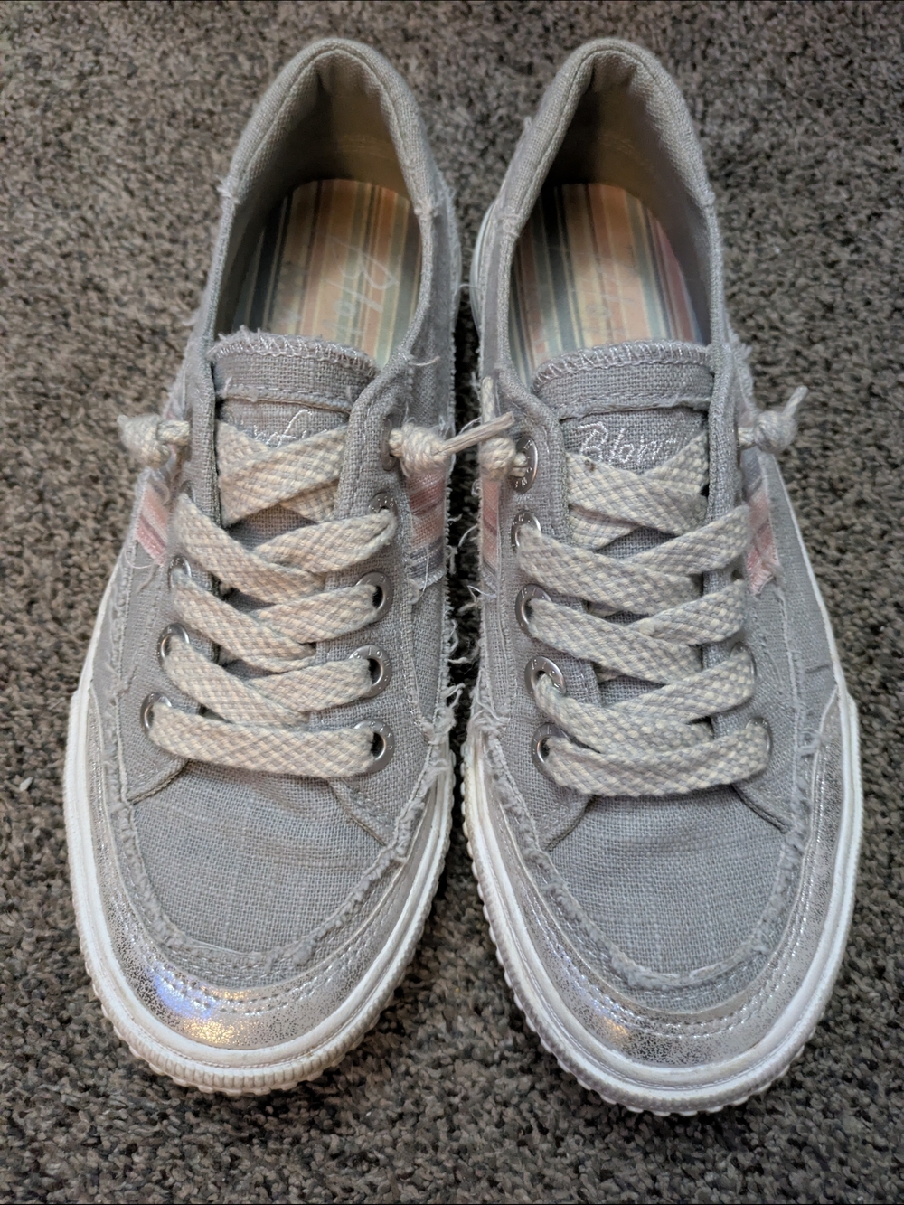 Blowfish Malibu Gray Women's Casual Sneakers